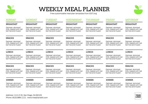 Food Recipe Planner Printable Weekly Meal Planner Meal Etsy Hot Sex