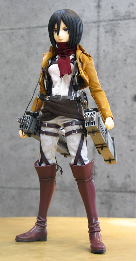 New Articulated Figure Medicom Rah Mikasa Ackerman Ready To Attack