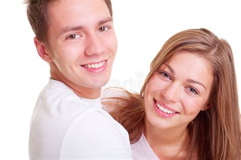 Happy Couple Against White Stock Photo Image Of Pair 11762362