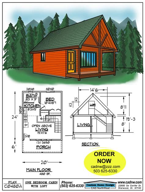 20x24 Cabin Floor Plans Floorplansclick