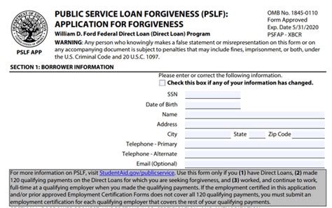 How to apply for public service loan forgiveness in 5 steps
