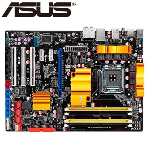 Asus P5q Desktop Motherboard P45 Socket Lga 775 For Core 2 Duo Quad