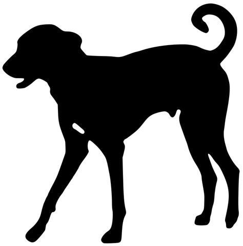 Get free black and white cat clipart svg file. File:Dog Silhouette 01.svg - Wikimedia Commons