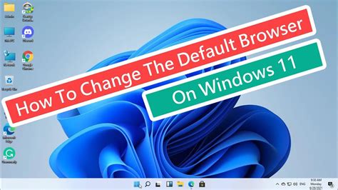 How To Change The Default Browser On Windows 11 Youtube