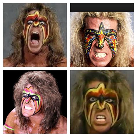 Many Faces Of The Ultimate Warrior Ultimate Warrior Warrior Face