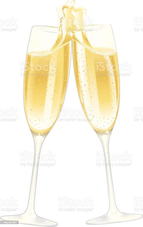 Champagne Glasses Stock Illustration Download Image Now Achievement Anniversary
