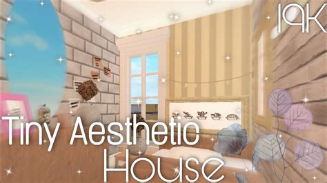Tiny Aesthetic House 19k Bloxburg Speedbuild Youtube