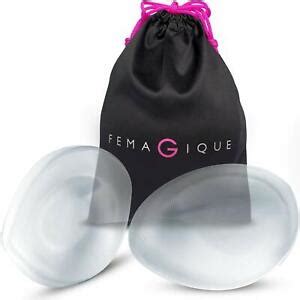 Silicone Gel Bra Inserts Clear Large Breast Push Up Firming Bust Enhancers Pads EBay
