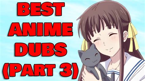 Best Anime Dubs You Can Watch Right Now Part 3 Youtube