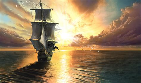 Shafetov Andrii Digital Artist And Uiux Designer Pirate Ship On