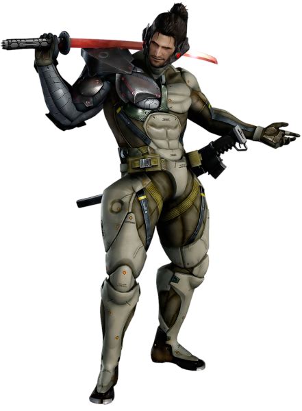 Metal Gear Rising Raiden Render