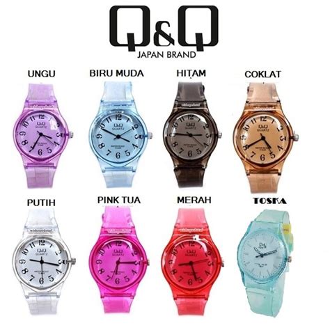 Polish your personal project or design with these jam dinding transparent png images, make it even more personalized and more. Jam Tangan Q&Q Jelly Angka Rubber Transparant Transparan ...