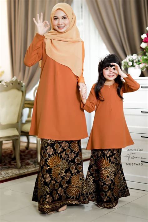 Tampil ceria, sweet dan trendy dengan kurung doll pastel green mint ini. BAJU KURUNG MODEN SEDONDON RAYA 2020 FATEEMA BURNT ORANGE ...