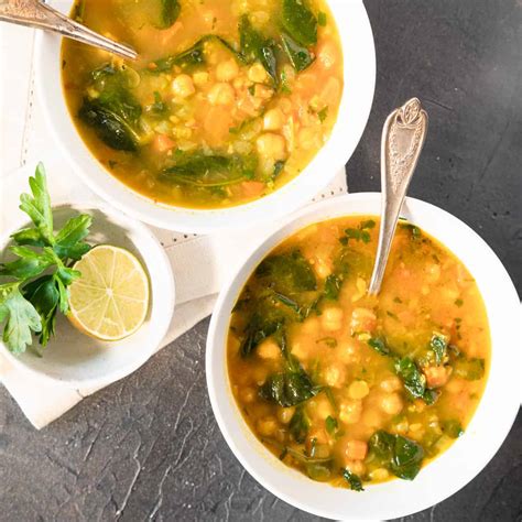 Spiced Spinach And Chickpea Soup My Pocket Kitchen