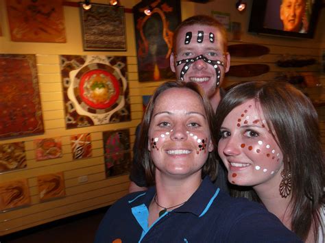 Traditional Aboriginal Face Painting Australia New Zealand Travel