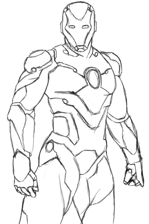 Iron Man Coloring Pages For Kids Iron Man Kids Coloring Pages