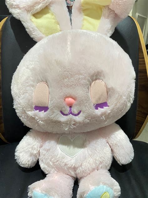 Amuse Pink Bunny Rabbit Plush Jumbo 60 Cm On Carousell