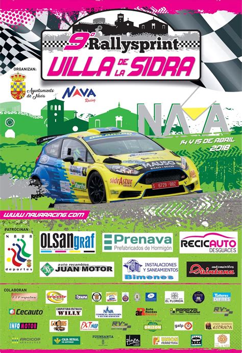 Cartel 9 Rallysprint Villa De La Sidra 2018