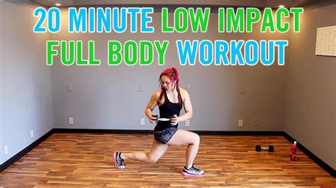 20 Minute Real Time Low Impact Full Body Workout W