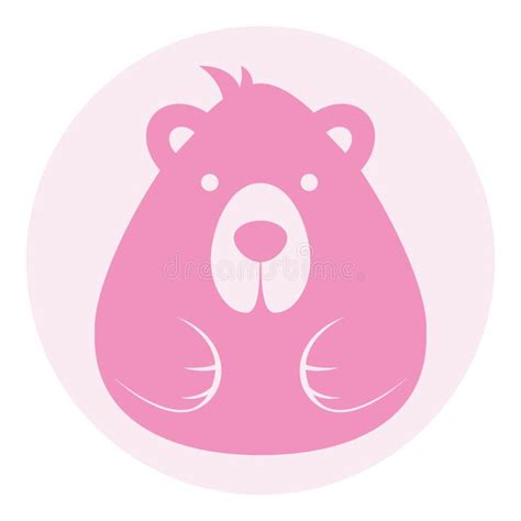 Bear Female Logo Silhouette Head Profile Picture Avatar User Stock