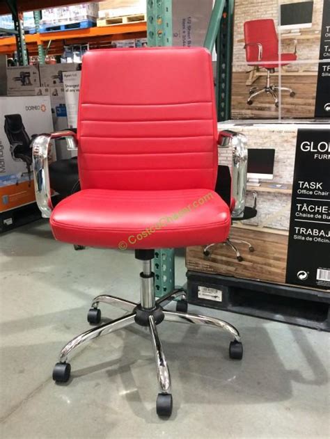 Costco—460016 Global Furniture Task Chair Bounded Leather 
