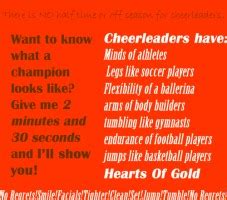 Such things are irrelevant and won't stay around you for much time. Competitive Cheerleading Quotes And Sayings. QuotesGram