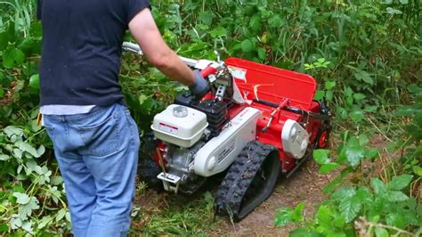Search for field and brush mowers now! How to Use a Walk Behind Brush Mower - The Cyclone Flail Mower - YouTube