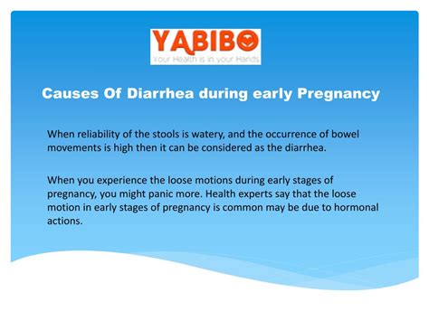 Ppt Causes Of Diarrhea During Early Pregnancy Powerpoint Presentation