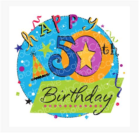 50th Birthday Logo Clip Art