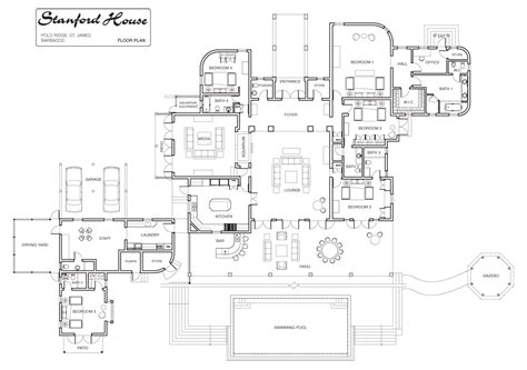 Luxury Modern Mansion Floor Plans Jhmrad 12305