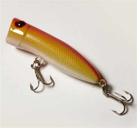 5 Gram Popper Surface Lure Orange Yellow White For 265 Aud