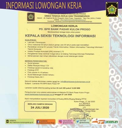 Kulonpraga) adalah sebuah kabupaten di provinsi daerah istimewa yogyakarta, indonesia. Info Loker Las Kulonprogo : Loker Semarang Lowongan Kerja Semarang Januari 2021 - thenaughtiez