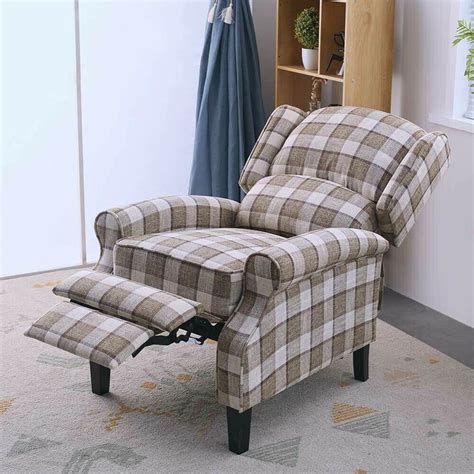 We've collected the best available armchairs in this buying guide. Vintage Wing Back Check Lounge Beige Fabric Armchair Sofa ...