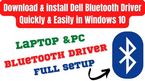 How To Download And Install Bluetooth Driver Dell Bluetooth Driver