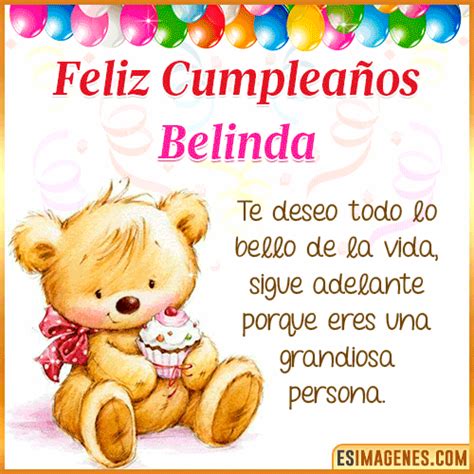 º‿º Feliz Cumpleaños Belinda ️ 32 Tarjetas Y 