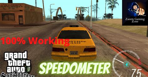 Speedometer Mod For Gta San Andreas Zaeem Gaming Zone