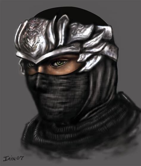 Ninja Gaiden Ryu Hayabusa Painted Face Portrait By Soulstryder210 On