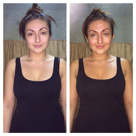 Spray Tan Before and After by Radiant Tan using an Aviva Labs Gimme Brown Загар