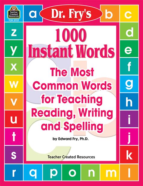 1000 Instant Words By Dr Fry Tcr2757 Teacher Created Resources