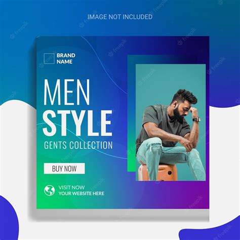 Premium Vector Creative Men Fashion Style Sale Social Media Banner