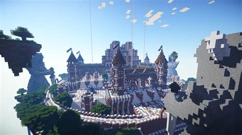 Epic Castle Server Spawn Minecraft Map