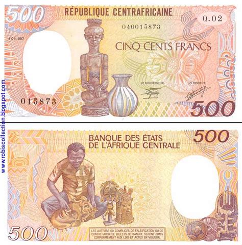paper money and polymer note central africa republic