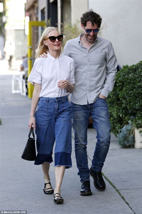 Kate Bosworth And Husband Michael Polish Co Ordinate In Denim As They Pack On Pda Daily Mail