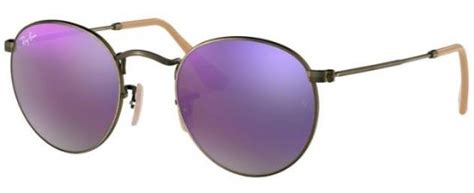 Ray Ban 3447 167 4k Round Metal Sunglasses