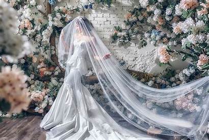 Bride Background Wallpapers Flower Woman Bridal Wear