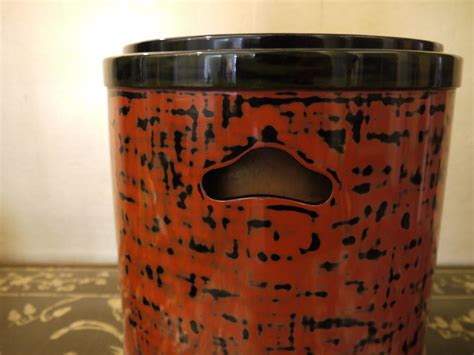 Japanese Negoro Lacquer Hibachi For Sale At 1stdibs