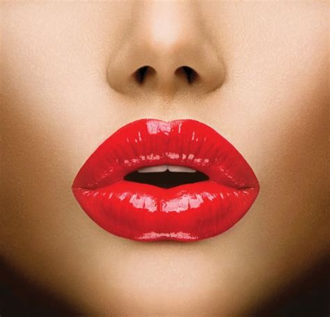 Sexy Lips Beautiful Make Up Closeup Kiss Stock Photo Subbotina