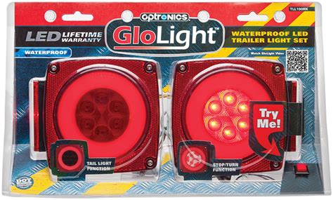 Glolight Led Trailer Light Kit Tll190rk Optronics Trailer Wiring And