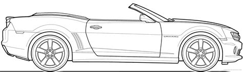 Chevrolet Camaro Coloring Pages Rev Up Your Creativity