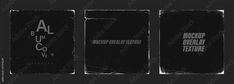 Realistic paper texture for album cover, overlay texture with worn